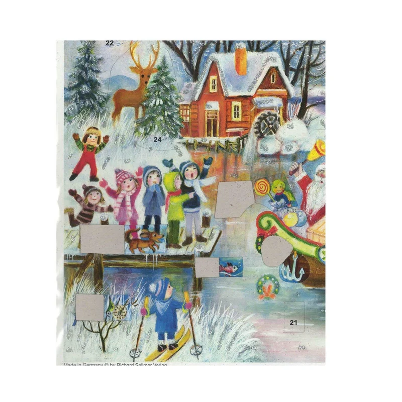 Advent calendar “Santa Claus in a Boat”