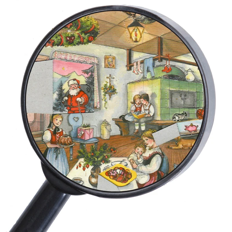 A4 Advent calendar “In the Living Room”