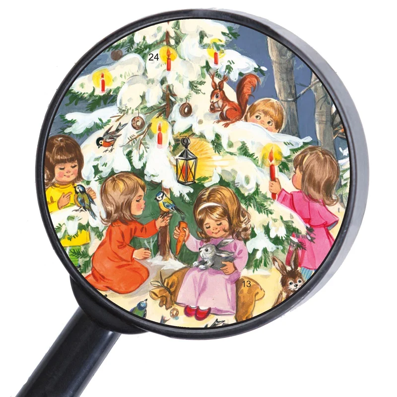 A4 Advent calendar “Fun and Games by the Christmas Tree”