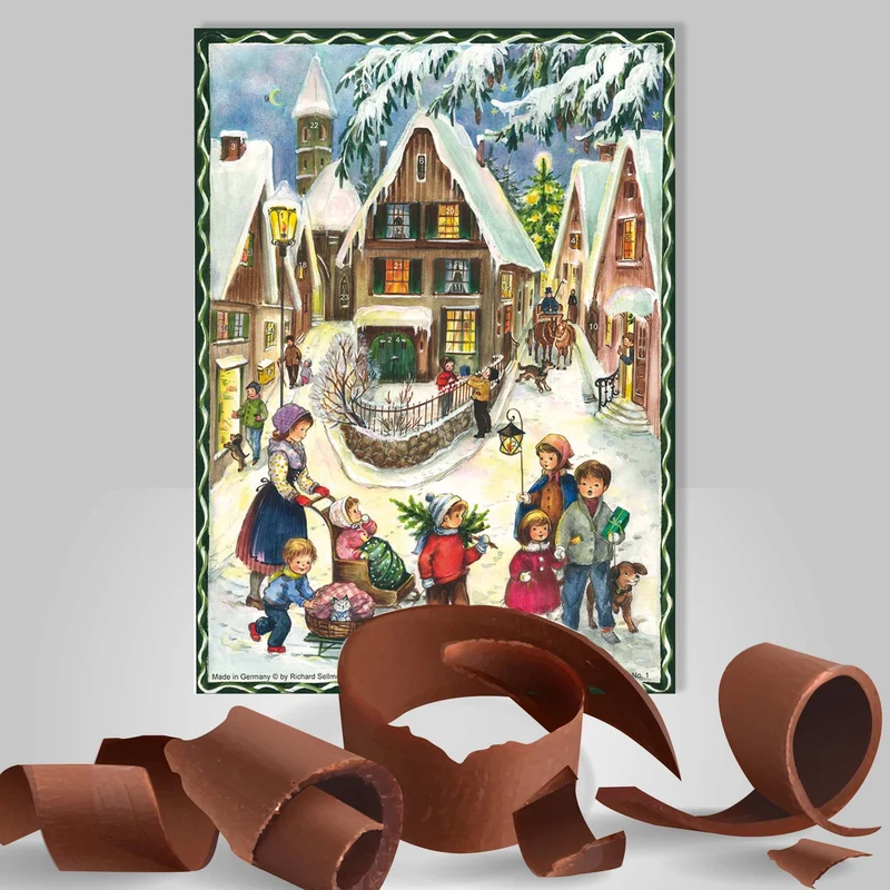 Chocolate Advent calendar “Christmas in the Village”