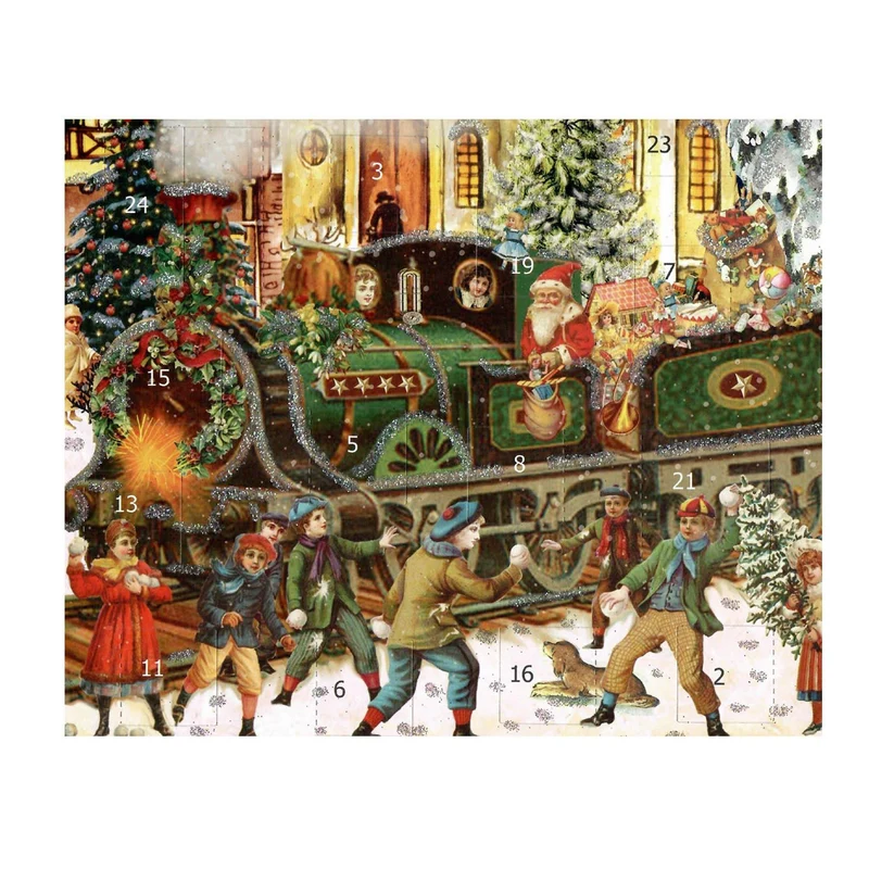 Advent calendar “Christmas Train”