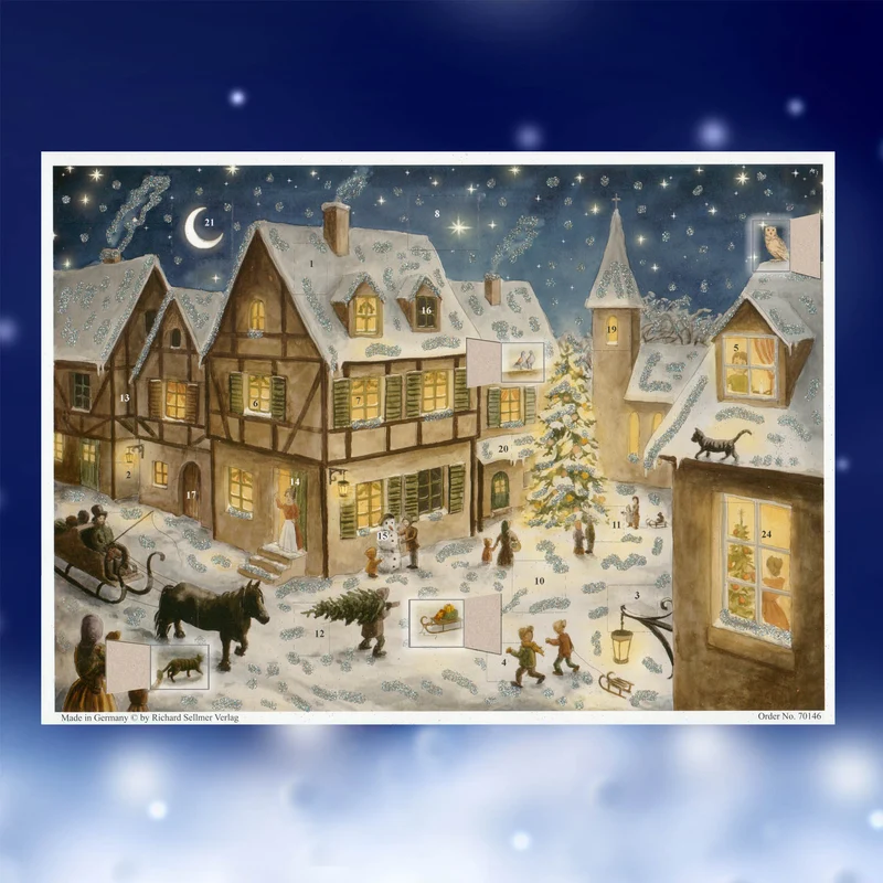 Advent calendar “Christmas Eve in the Village”