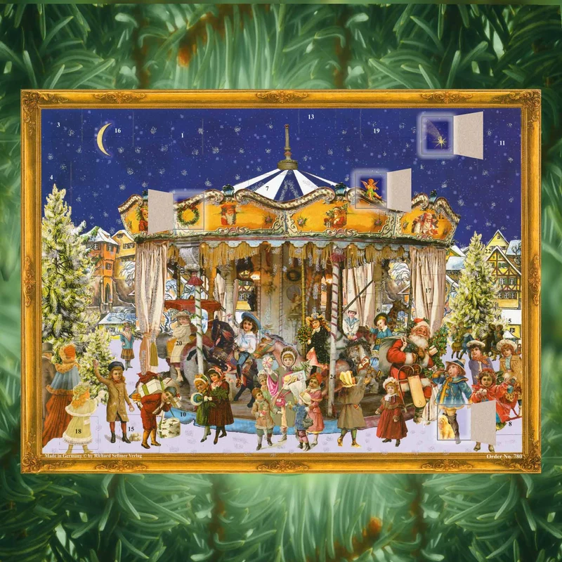 Christmas carousel Advent calendar