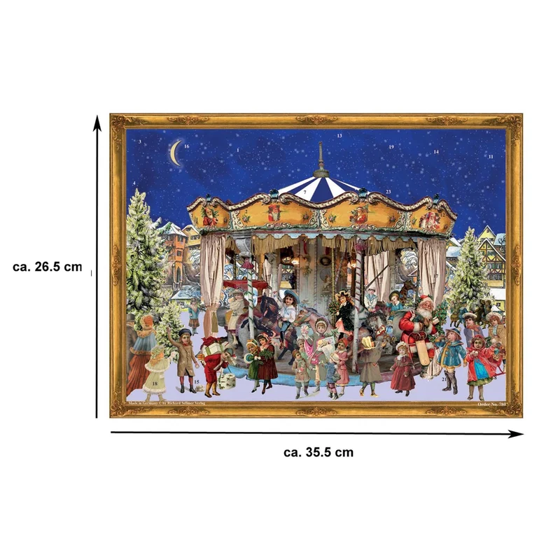 Christmas carousel Advent calendar