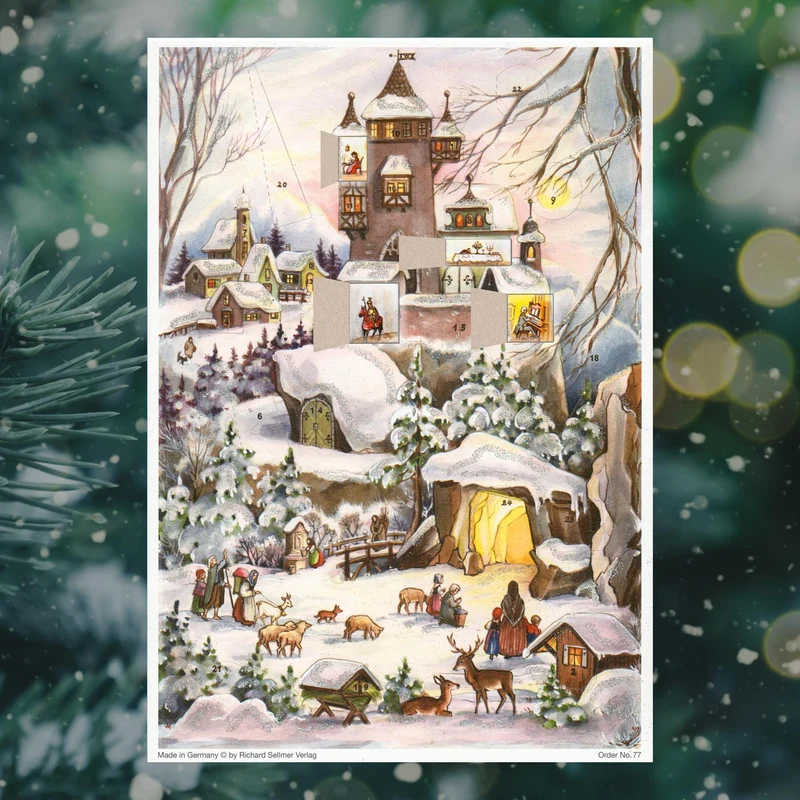 A4 Advent calendar “At the Castle”