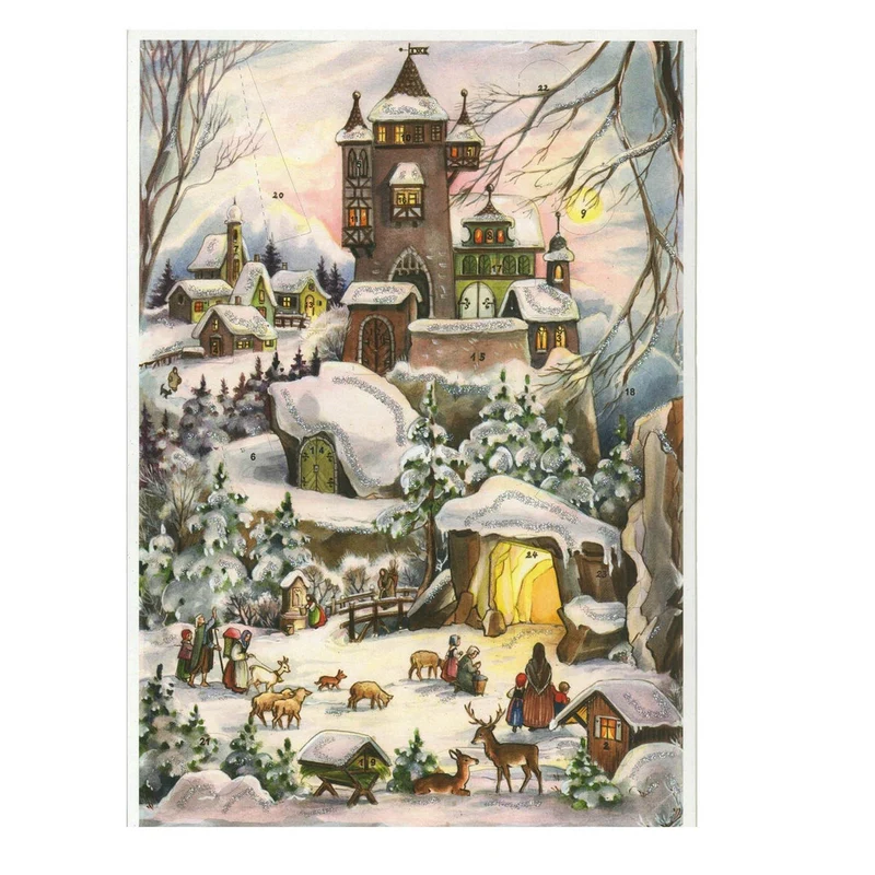 A4 Advent calendar “At the Castle”