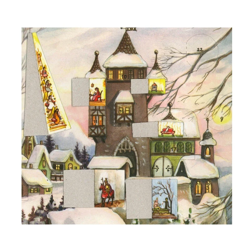 A4 Advent calendar “At the Castle”