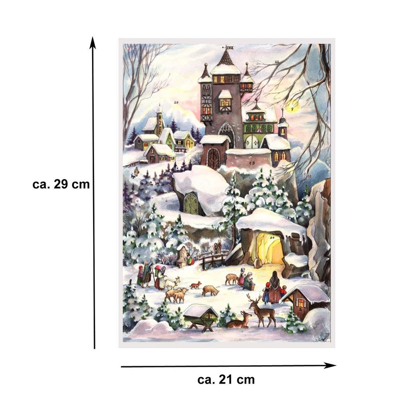 A4 Advent calendar “At the Castle”