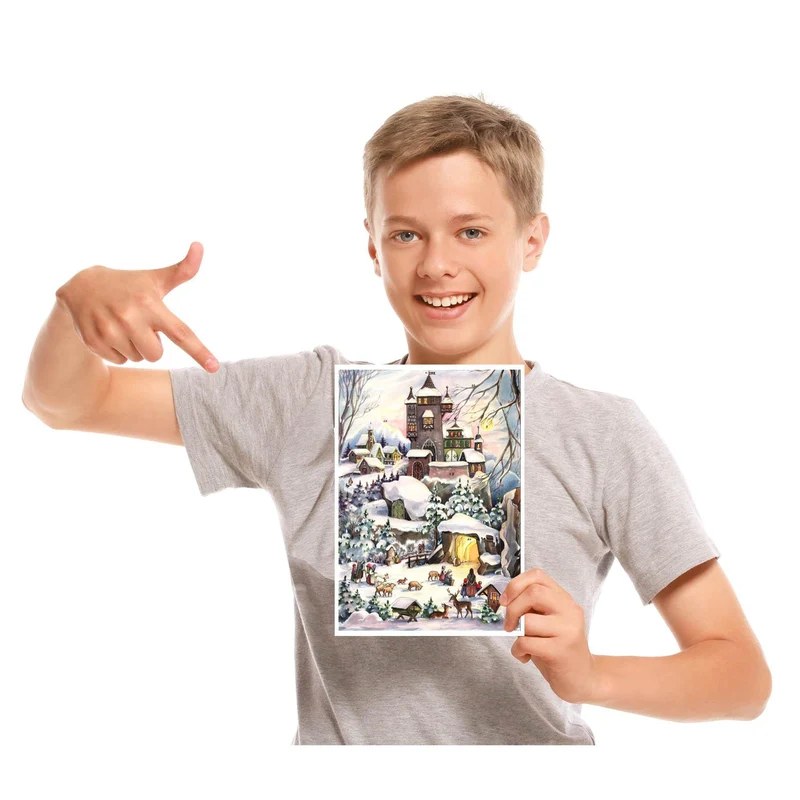 A4 Advent calendar “At the Castle”