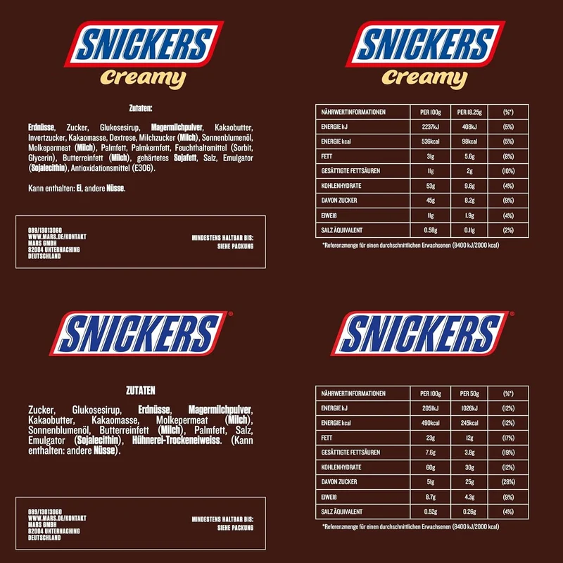 Mars, Snickers, Balisto & mehr Mixed Schokoriegel Box 72 Riegel (1 x 3.8kg)