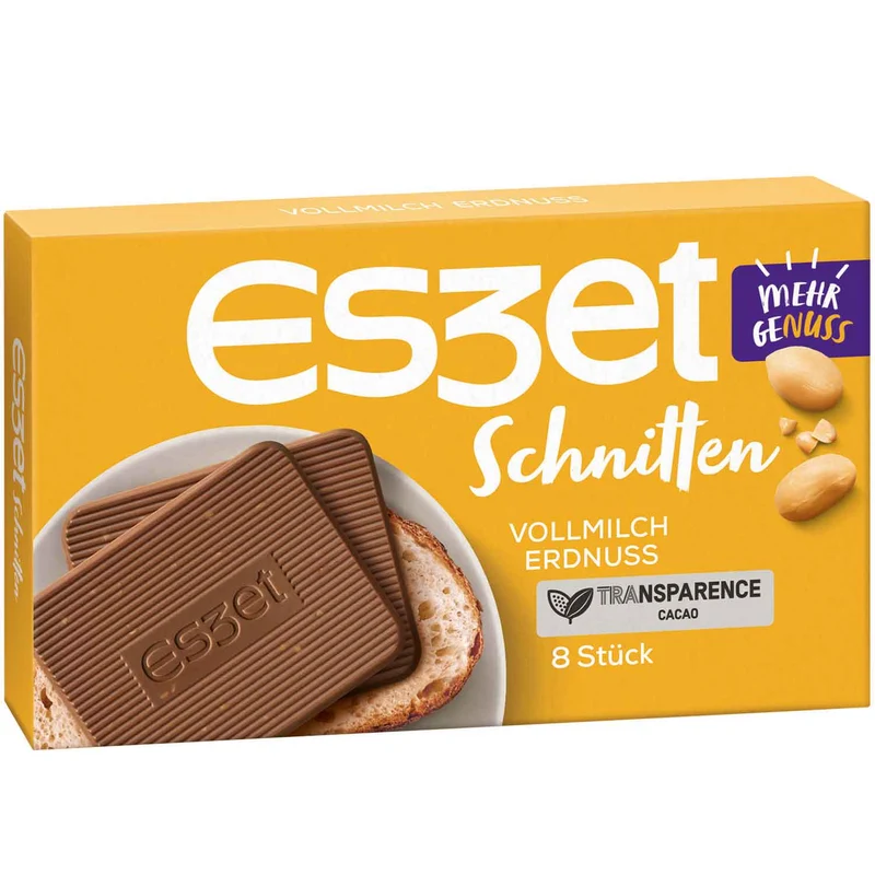 Eszet Schnitten Vollmilch Erdnuss 8er