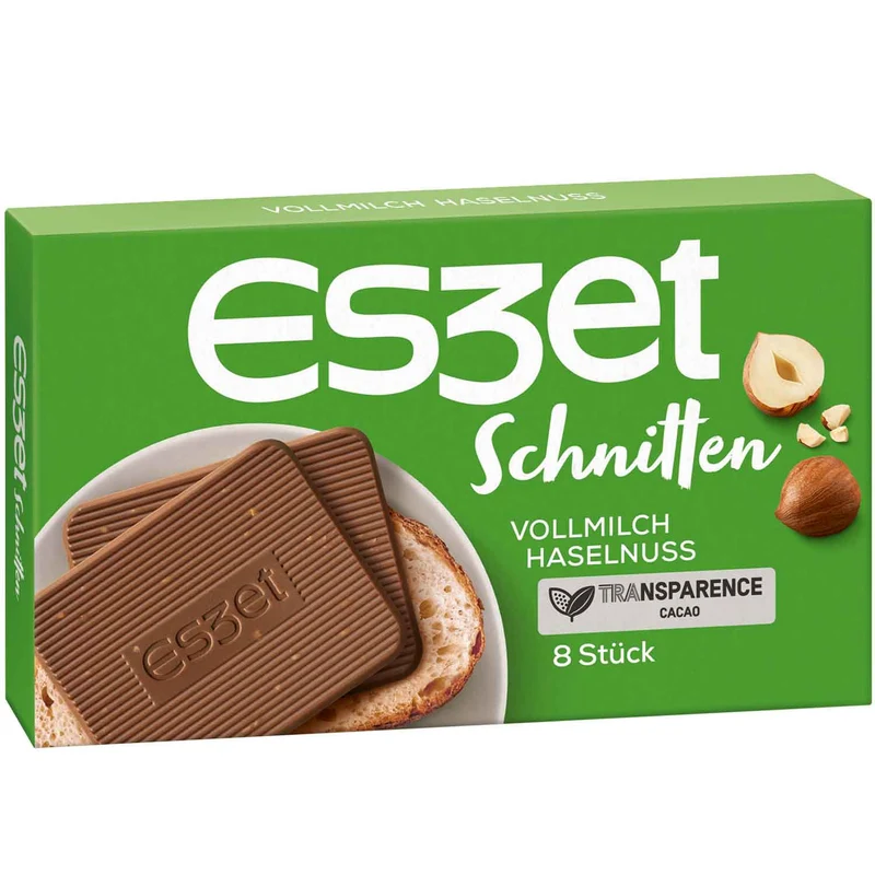 Eszet Schnitten Vollmilch Haselnuss 8er