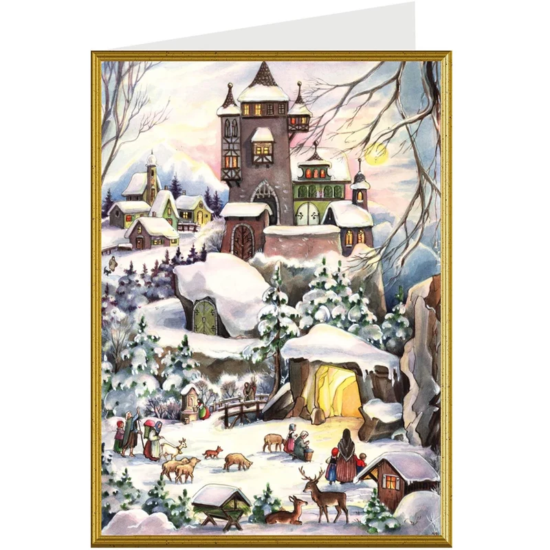 6 Christmas cards assorted at a special price