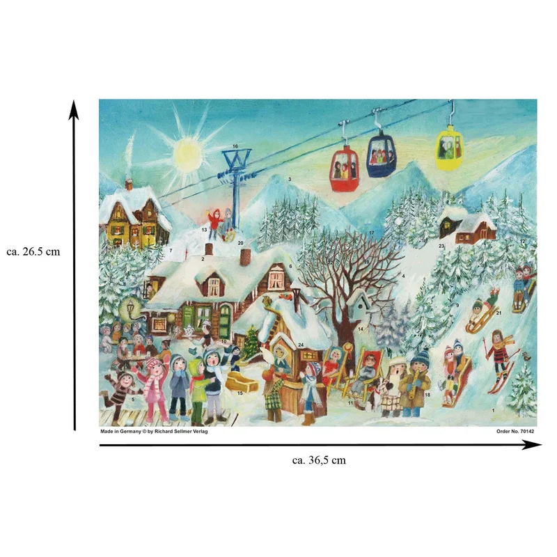 Advent calendar “At the Ski Resort”