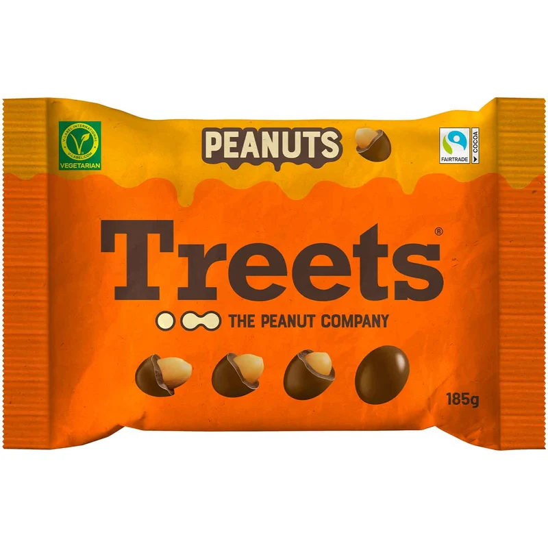 Treets Peanuts 185g