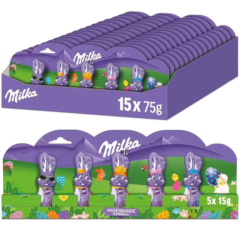 Milka Hasenbande 15 x 5er Pack 75g