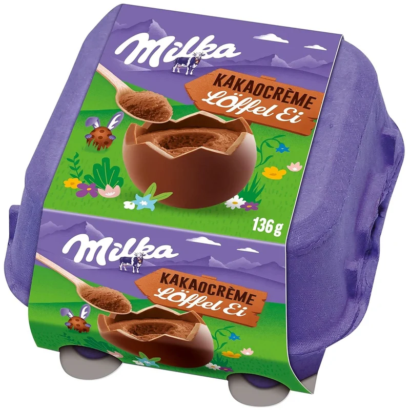Milka Löffel Ei Kakaocréme 4er 136g