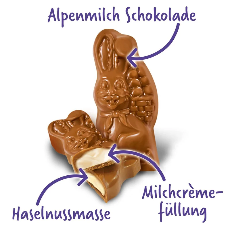 Milka Mini Schmunzelhase 120g