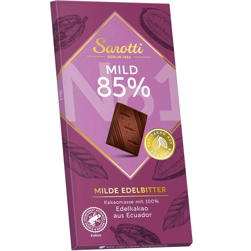 Sarotti Mild 85% Milde Edelbitter 100g