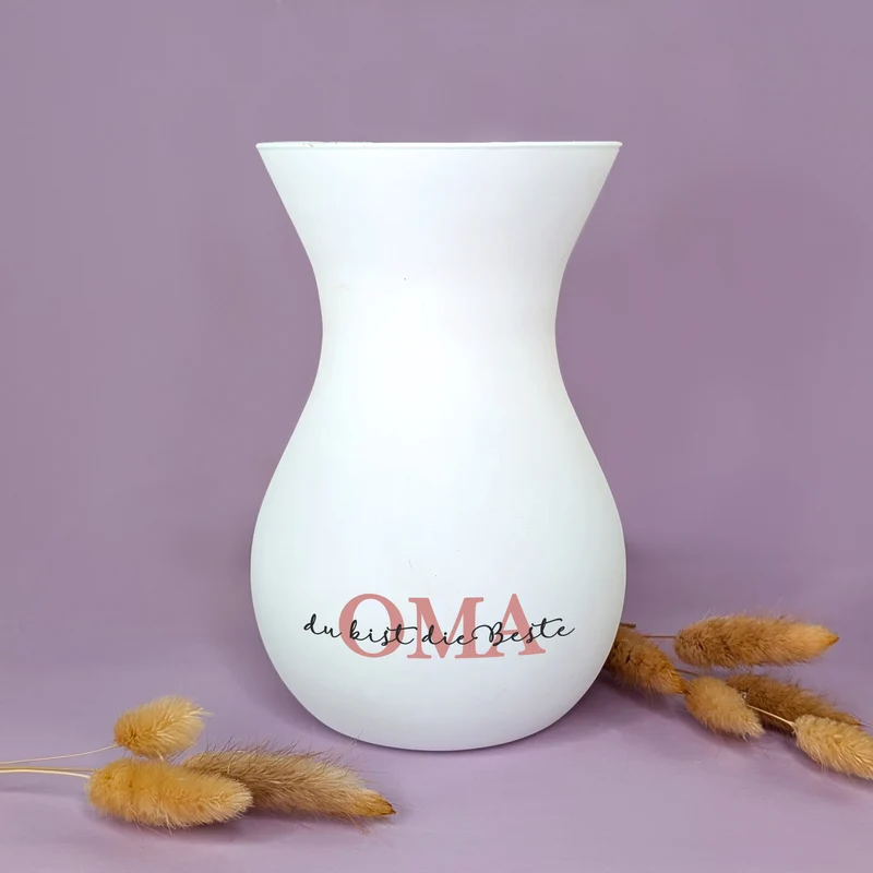 Personalisierbare Ritzenhoff Vase zum Muttertag mit Wunschtext | 3 Farben zur Auswahl