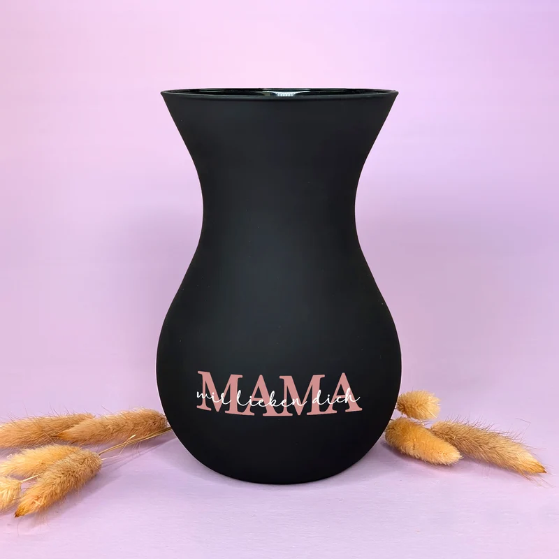 Personalisierbare Ritzenhoff Vase zum Muttertag mit Wunschtext | 3 Farben zur Auswahl