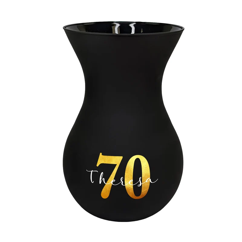 Ritzenhoff Vase zum Geburtstag personalisiert mit Name & Alter | 3 Farben zur Auswahl
