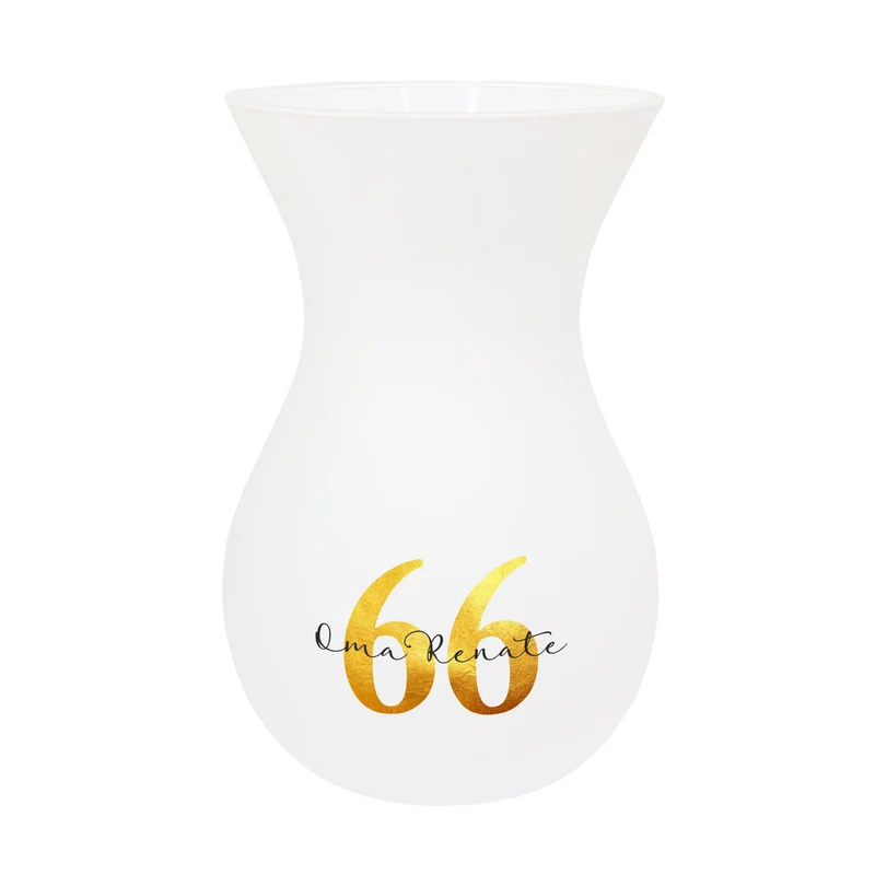 Ritzenhoff Vase zum Geburtstag personalisiert mit Name & Alter | 3 Farben zur Auswahl