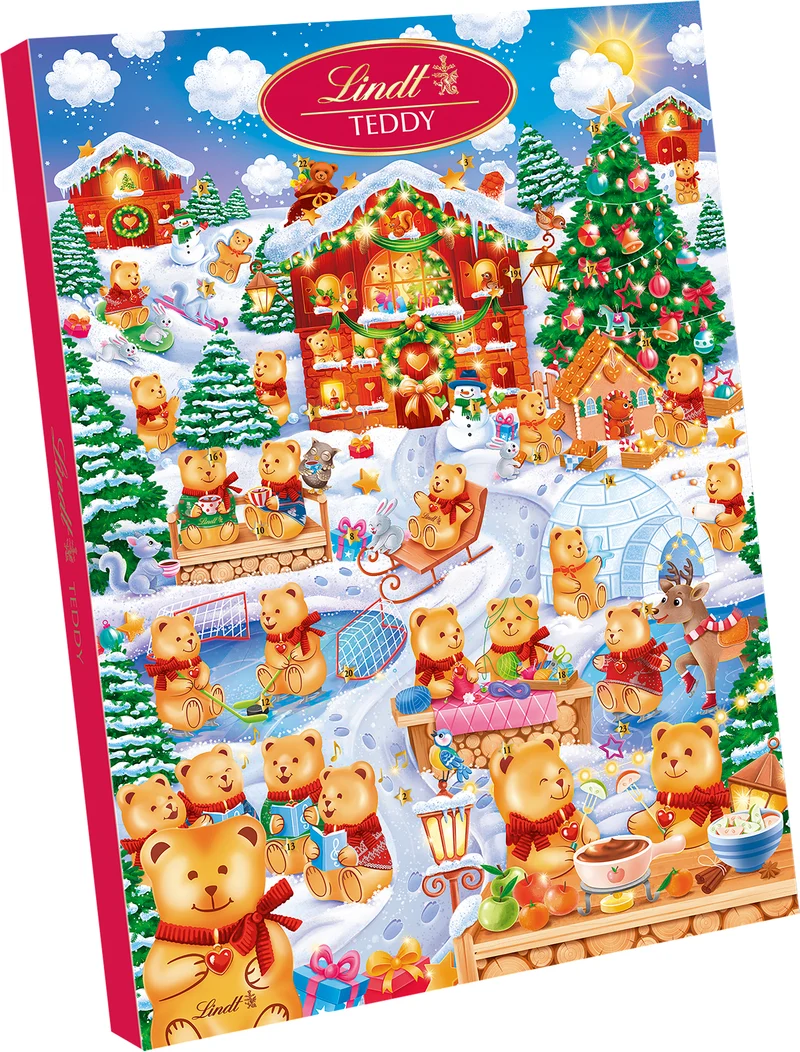 Lindt Teddy Wimmelbild Adventskalender 265g