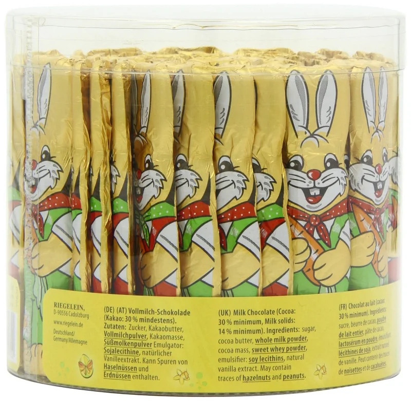 Riegelein Massiv-Osterhasen 70x12,5g