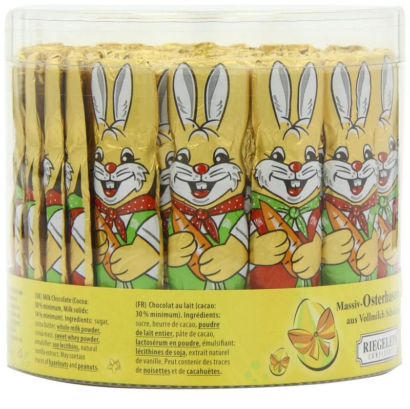 Riegelein Massiv-Osterhasen 70x12,5g