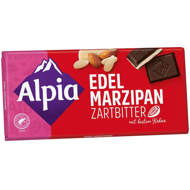 Alpia Edel Marzipan Zartbitter 100g