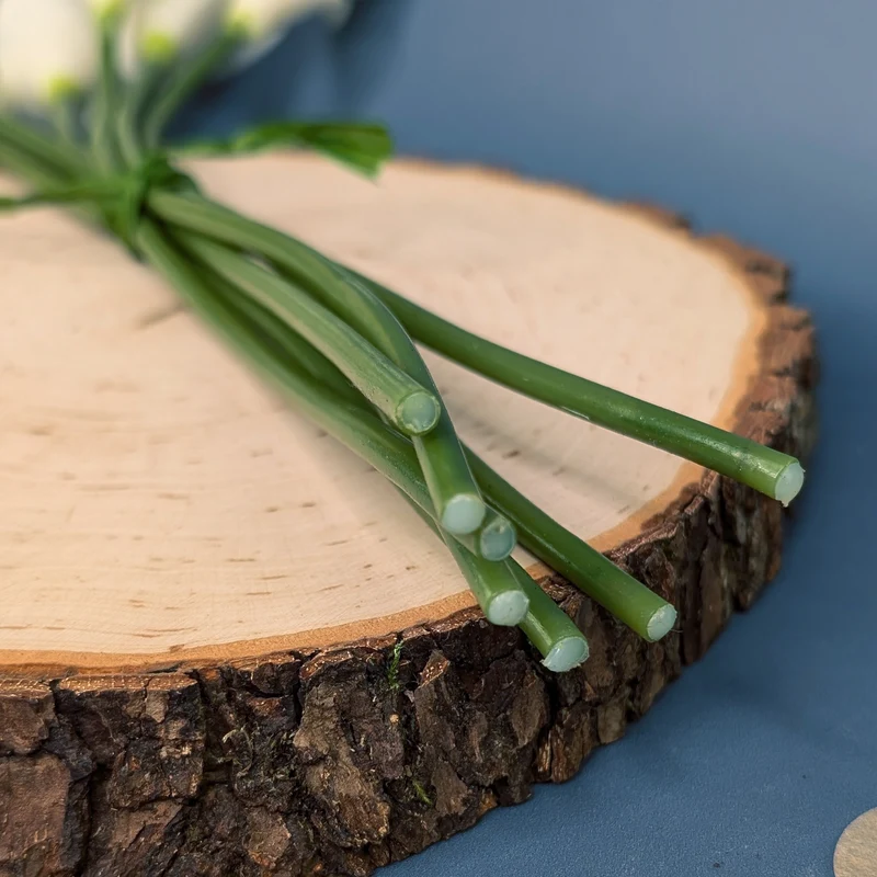 Edler Calla-Strauß aus Seidenblumen | 7 künstliche Blumen im natürlichen Look