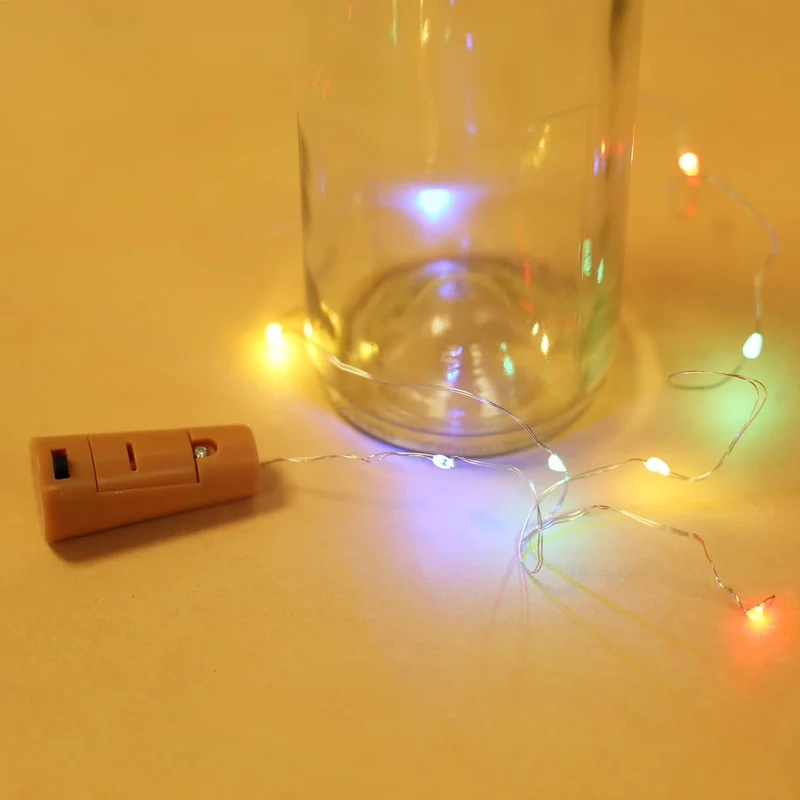 LED Flaschenlicht bunt