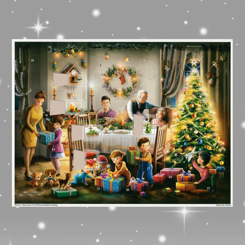Advent calendar “Today Is Christmas Gift-Giving Day”