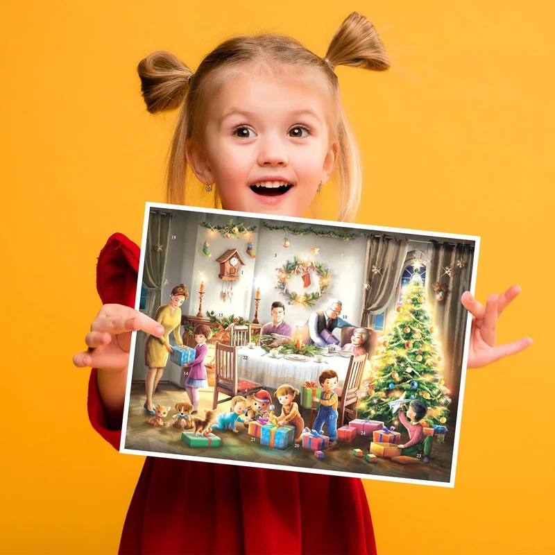 Advent calendar “Today Is Christmas Gift-Giving Day”