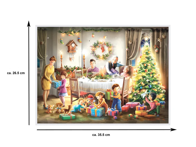 Advent calendar “Today Is Christmas Gift-Giving Day”