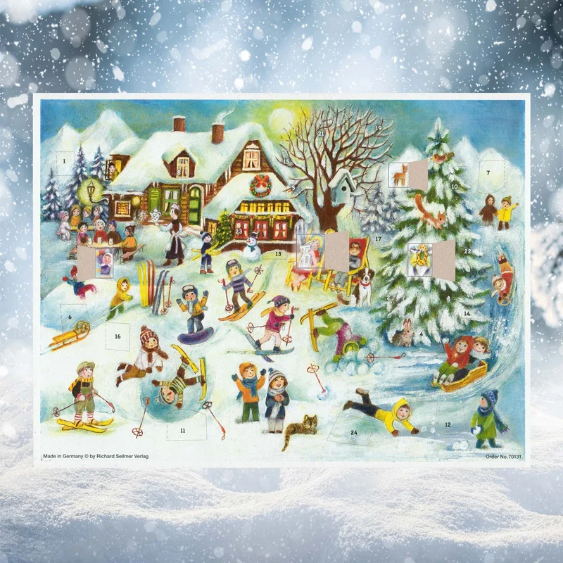 Advent calendar “Ski Lodge”