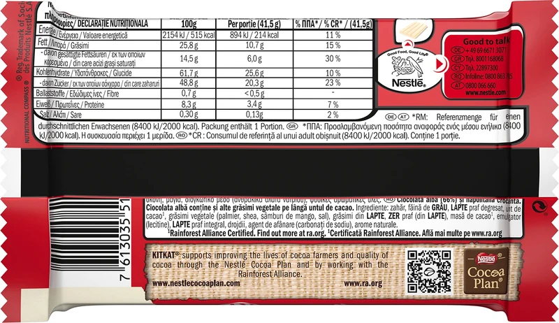 Kitkat White Schokoriegel 24 x 41,5g
