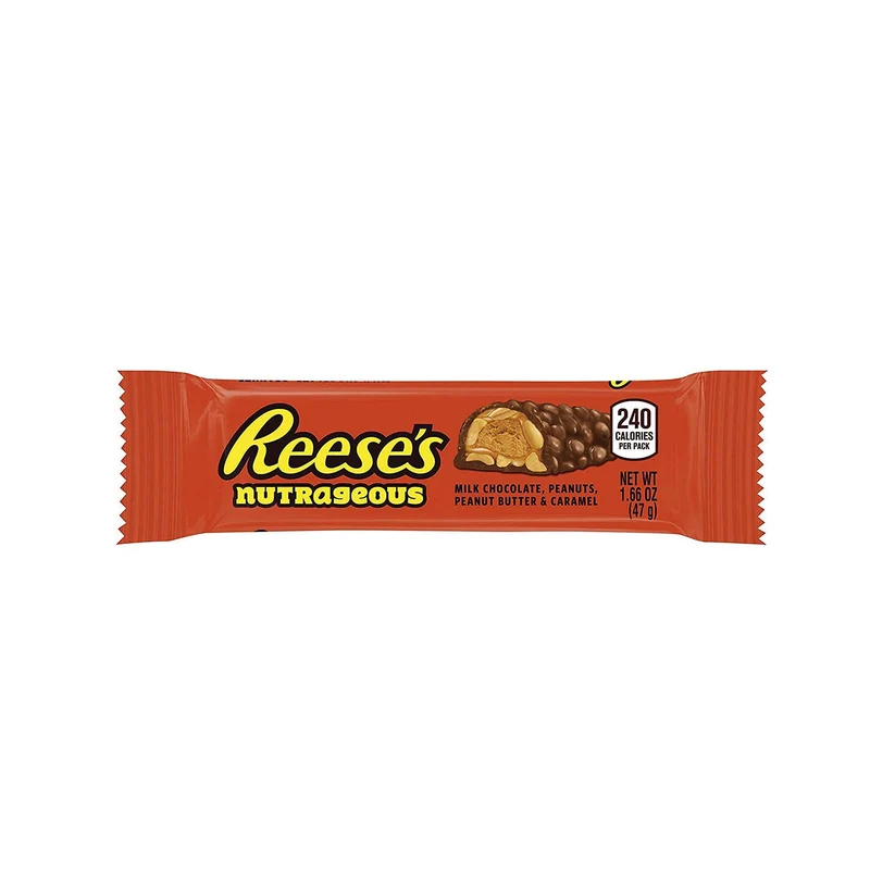 Reese's Nutrageous Schoko-Erdnussbutter Riegel 18x47g