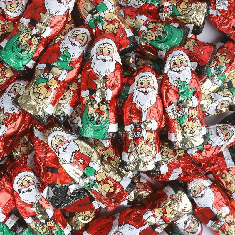 Riegelein massive Weihnachtsmännchen Dose, 70 Stück