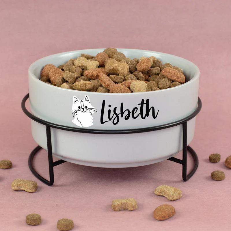Personalisierter Fressnapf für Katzen mit Name | 880 ml Katzennapf von Ritzenhoff & Breker
