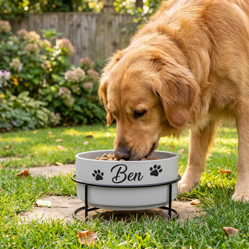 Fressnapf für Hunde & Katzen personalisiert mit Name | Hundenapf von Ritzenhoff & Breker 880ml