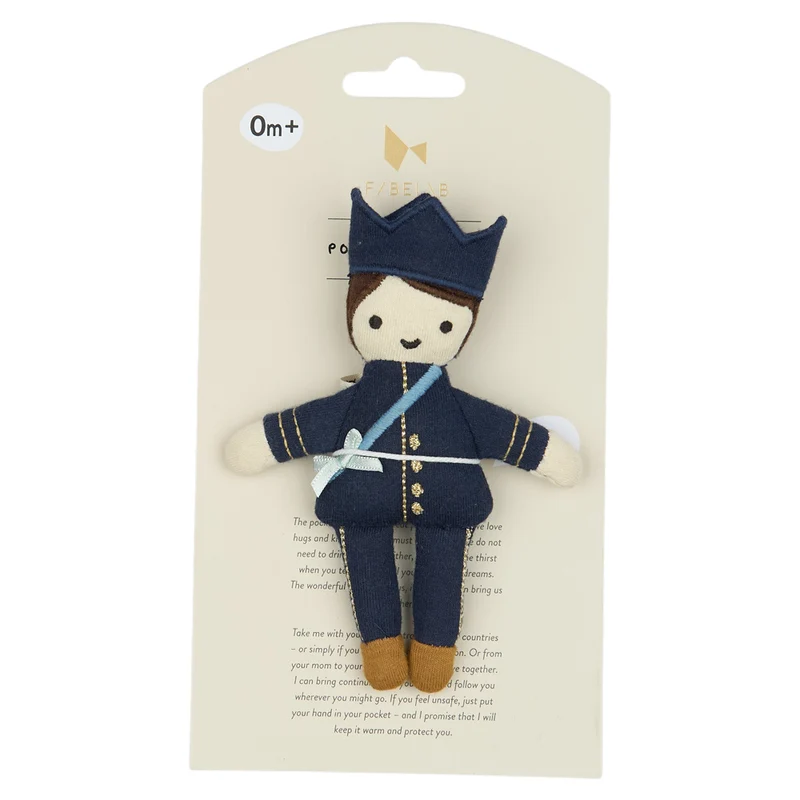 Spielpuppe Pocket Friend 14 cm, Bio Baumwolle