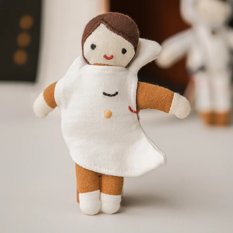 Spielpuppe Pocket Friend 14 cm, Bio Baumwolle
