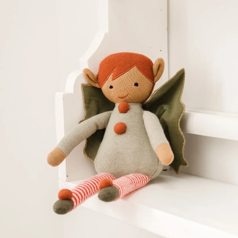 Weihnachts-Elfenpuppe 30 cm, Baumwolle
