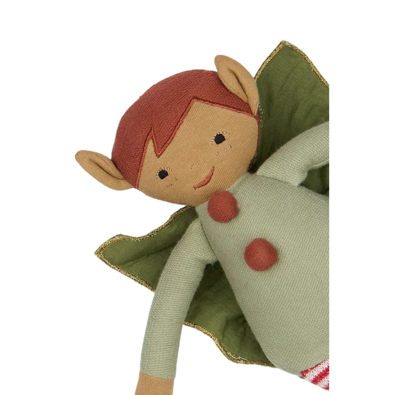 Weihnachts-Elfenpuppe 30 cm, Baumwolle