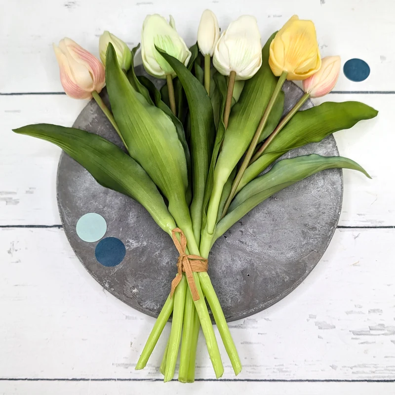 Hochwertiger Kunstblumenstrauß Tulpen in zwei Größen | Nachhaltige Seidenblumen