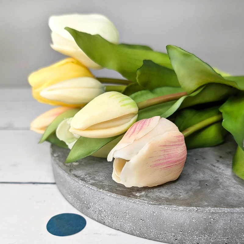 Hochwertiger Kunstblumenstrauß Tulpen in zwei Größen | Nachhaltige Seidenblumen
