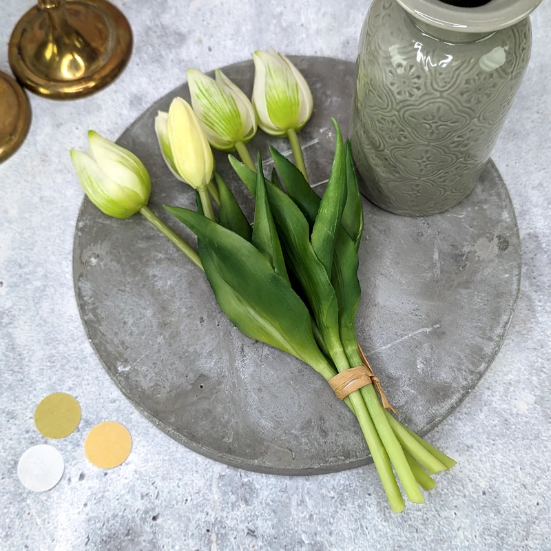 Hochwertiger Kunstblumenstrauß Tulpen in zwei Größen | Nachhaltige Seidenblumen