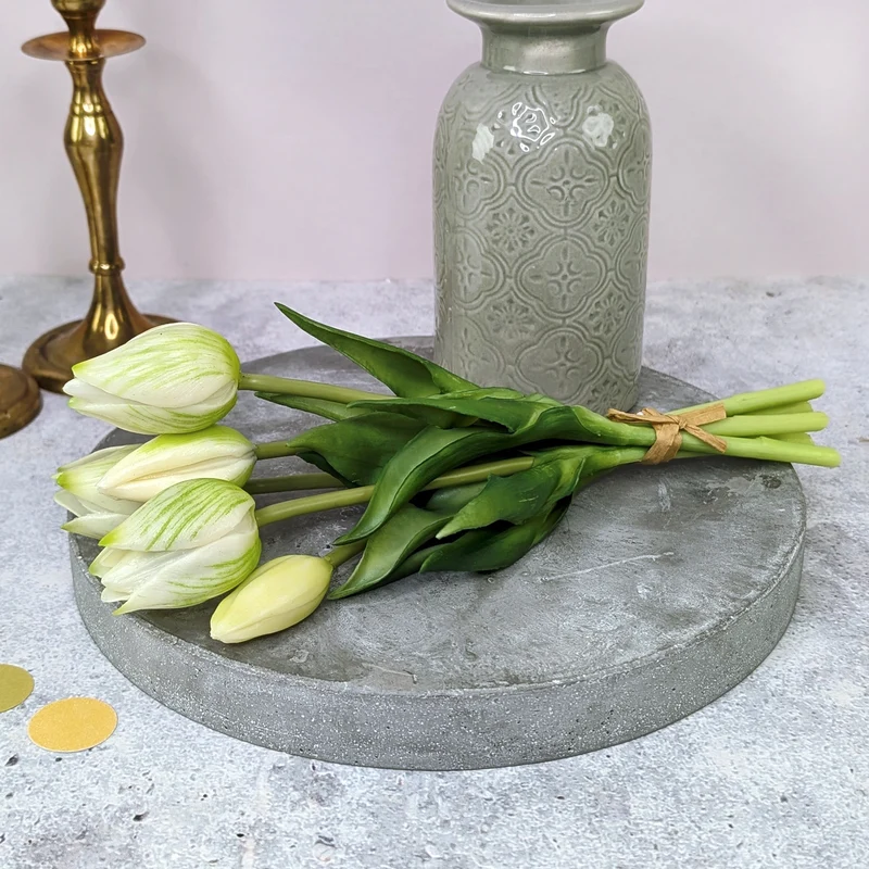 Hochwertiger Kunstblumenstrauß Tulpen in zwei Größen | Nachhaltige Seidenblumen